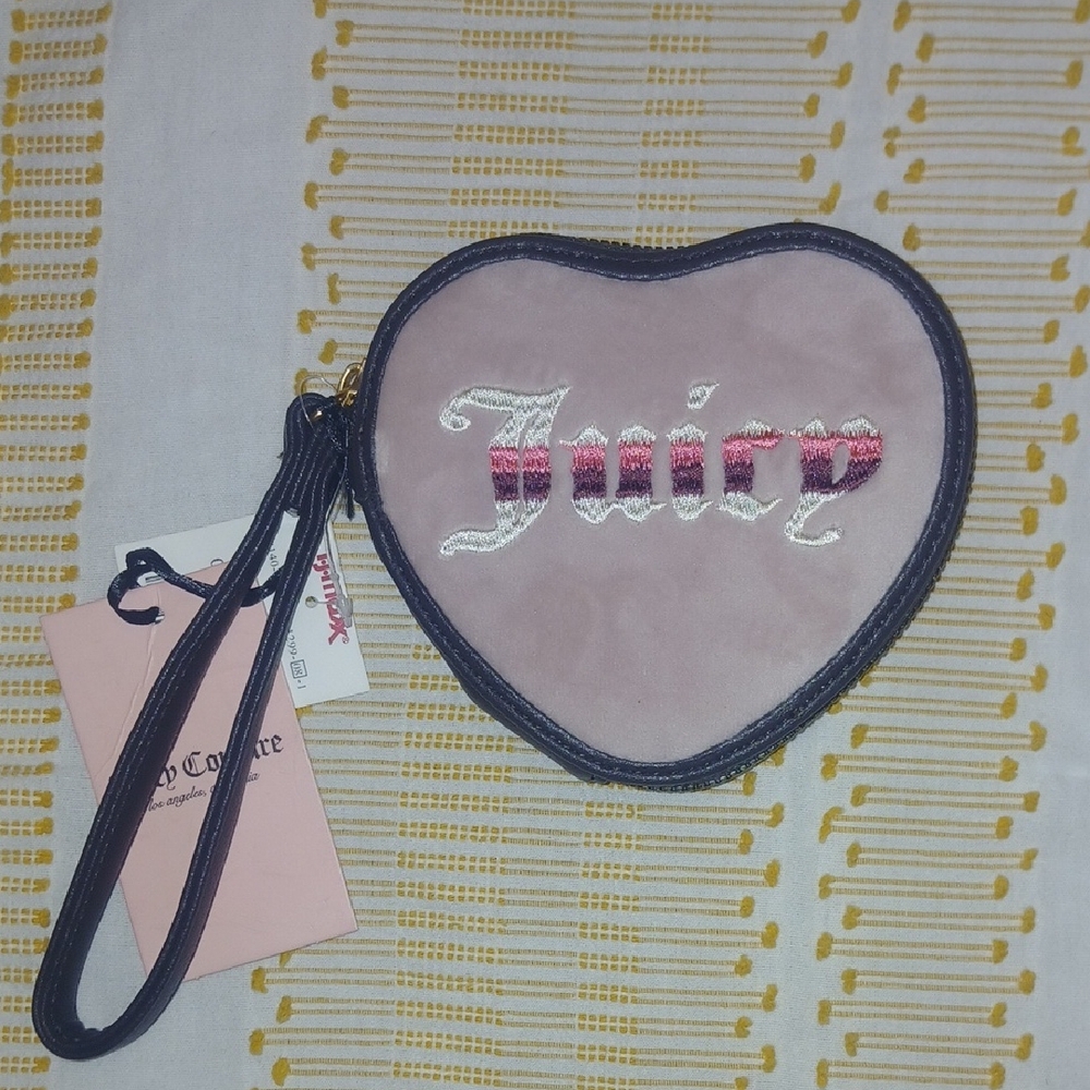 Juicy Couture Heart-Shaped Wristlet
